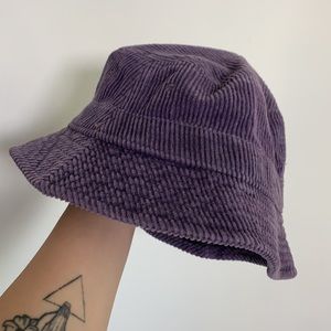 NWOT Urban Outfitters Corduroy Washed Purple Bucket Hat